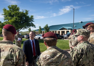 10th SFG(A) visited by Colby Jenkins, U.S. Assistant Secretary of Defense for Special Operations and Low Intensity Conflic