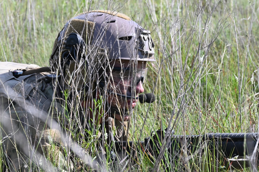 Air Force Tactical Air Control Party Trainees Conduct Field Training Exercise