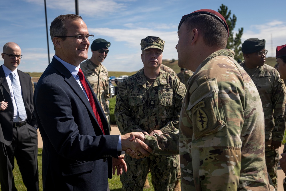 10th SFG(A) visited by Colby Jenkins, U.S. Assistant Secretary of Defense for Special Operations and Low Intensity Conflic