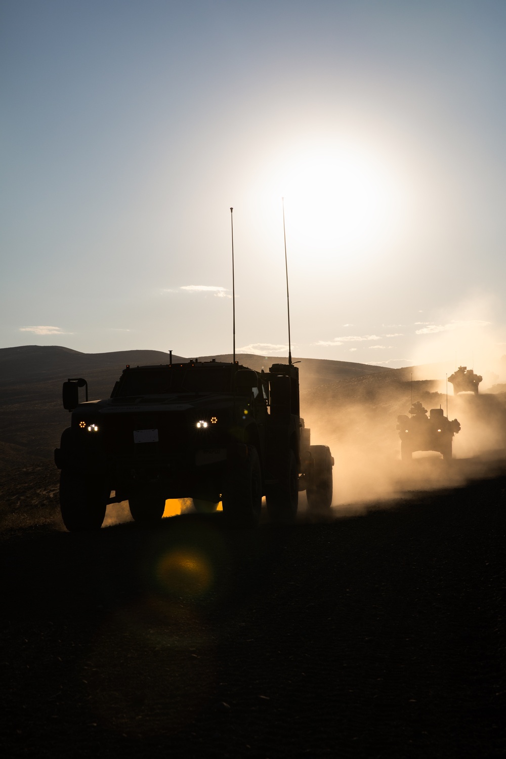 81st SBCT annual training convoy operations