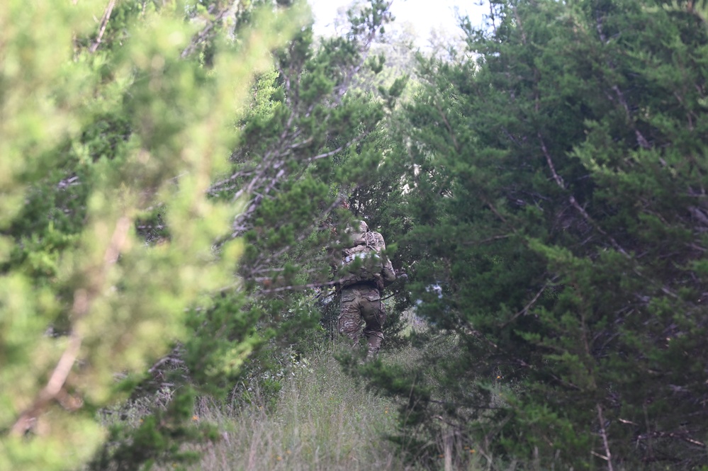 Air Force Tactical Air Control Party Trainees Conduct Field Training Exercise