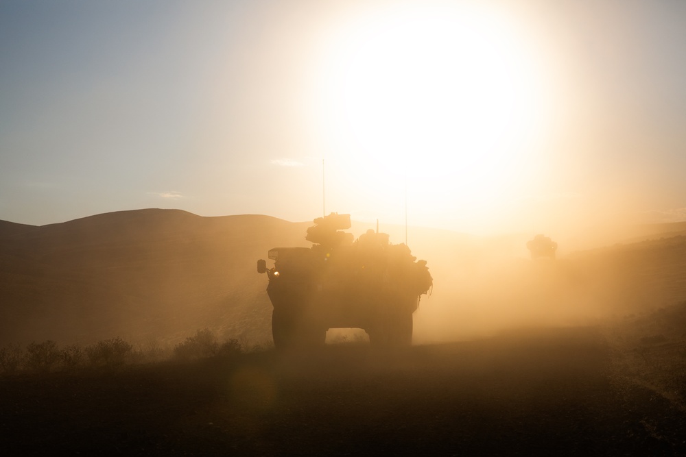 81st SBCT annual training convoy operations