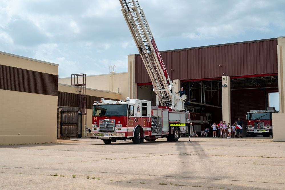 Future Heroes in Training: Tinker Hosts First Junior Firefighter Camp