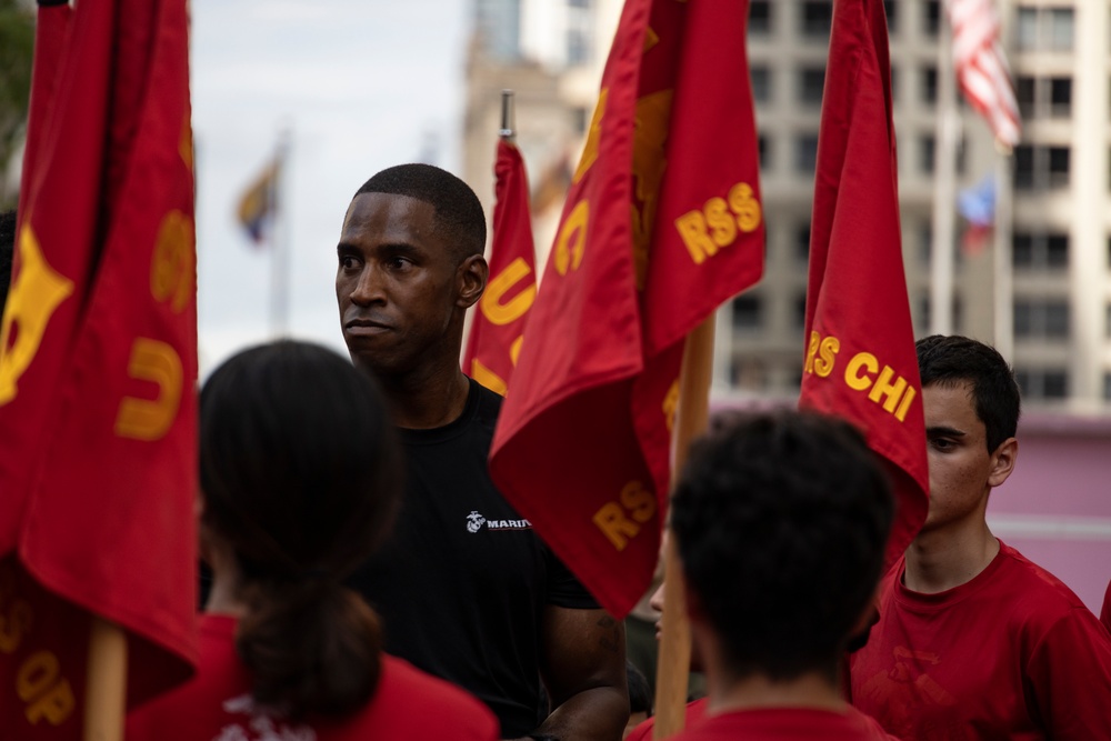 Marine Corps Recruiting Station Chicago's All Hands Pool Function During Marines 250