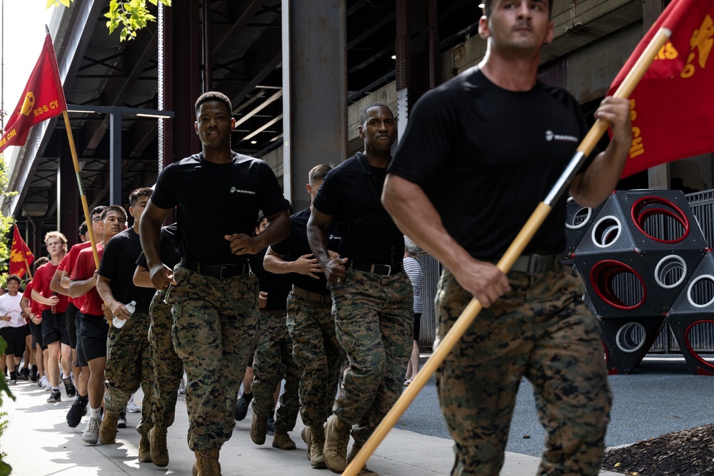 Marine Corps Recruiting Station Chicago's All Hands Pool Function During Marines 250