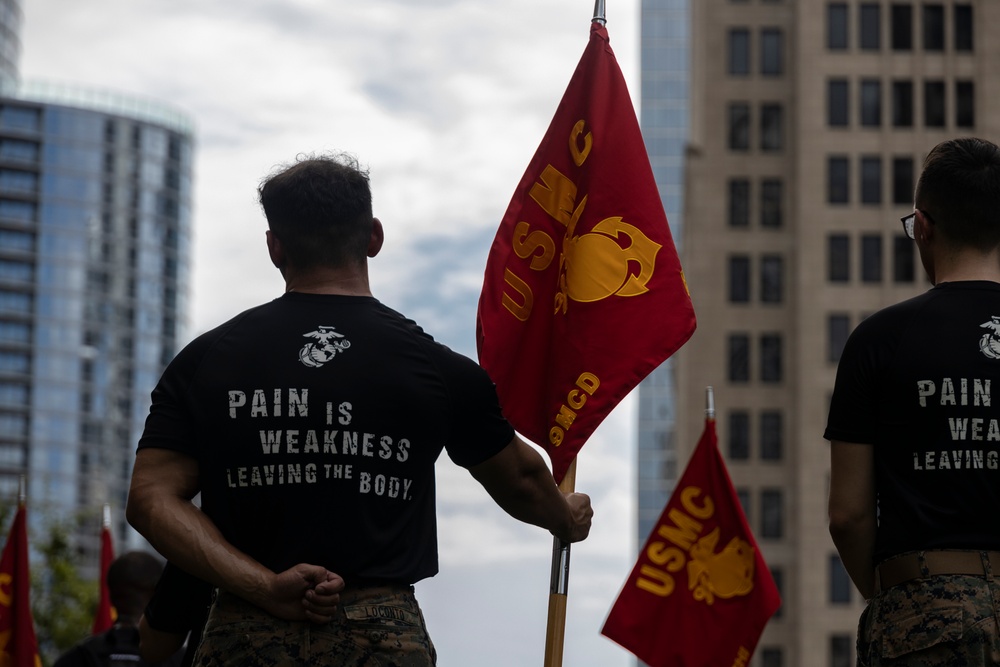 Marine Corps Recruiting Station Chicago's All Hands Pool Function During Marines 250