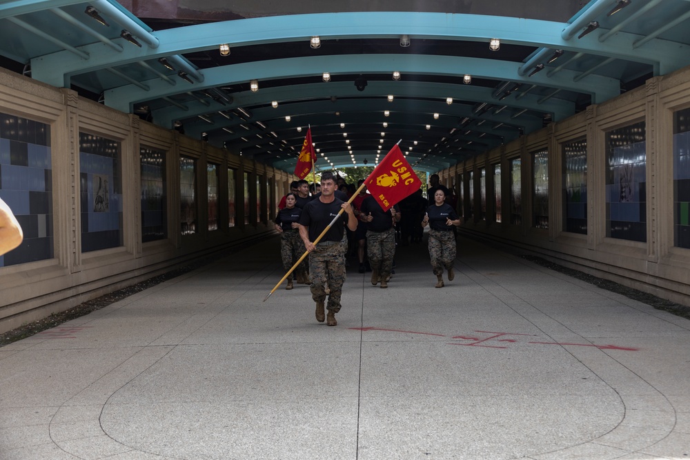 Marine Corps Recruiting Station Chicago's All Hands Pool Function During Marines 250
