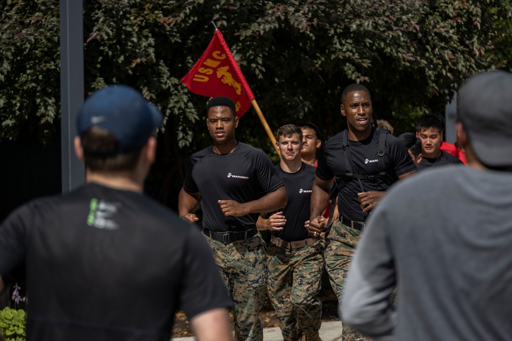 Marine Corps Recruiting Station Chicago's All Hands Pool Function During Marines 250