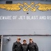 USS ESSEX (LHD 2) Surface Warfare Officer leather jacket presentation ceremony.
