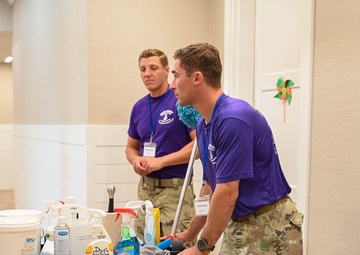 Guard Warrant Officer Candidates Strengthen Community Ties Through Service