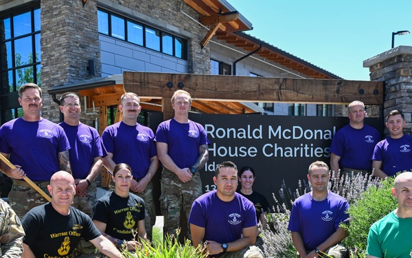 Guard Warrant Officer Candidates Strengthen Community Ties Through Service