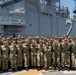 Midshipmen tour USS Essex (LHD-2).