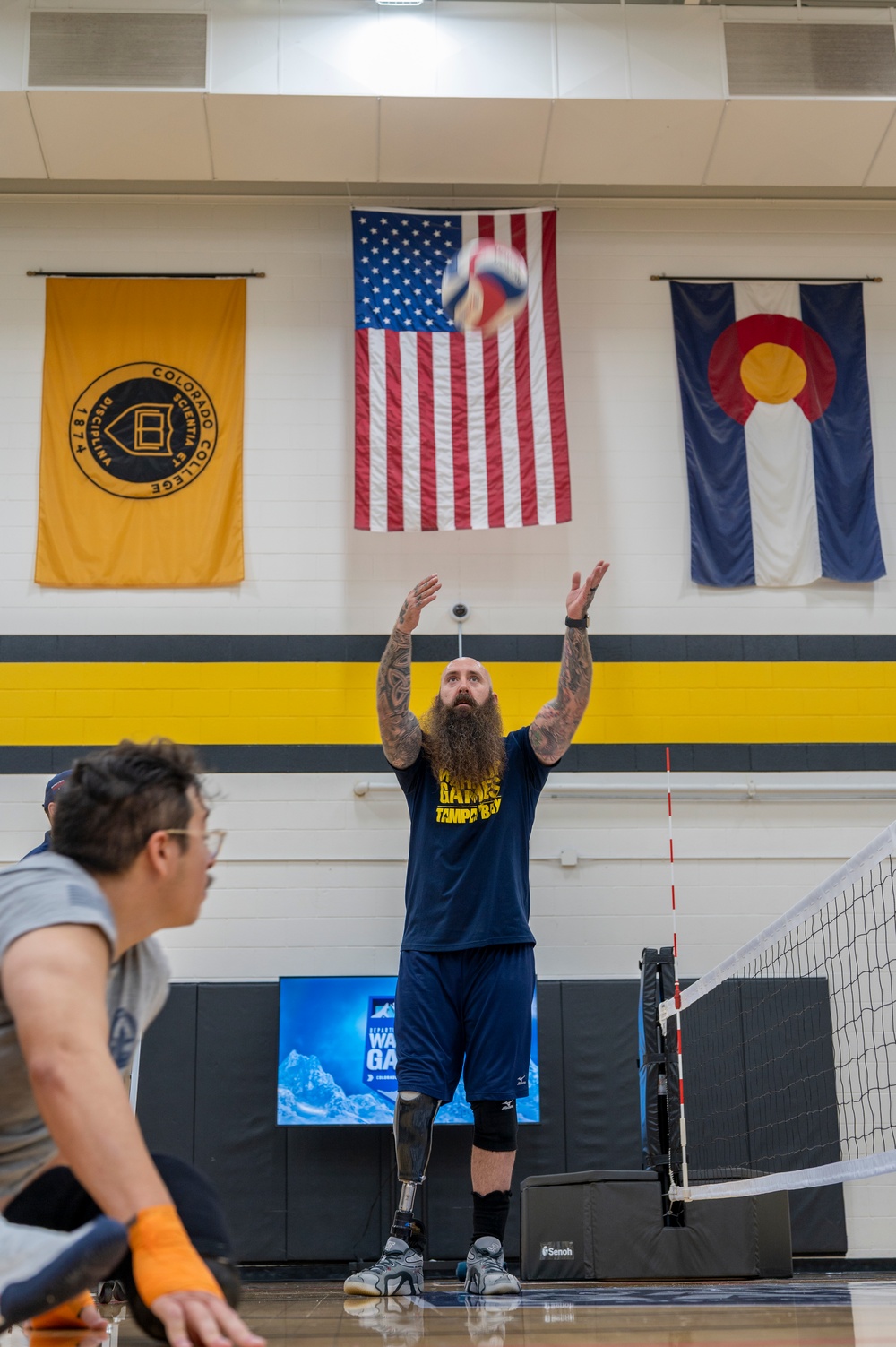 DoD Warrior Games Sitting Volleyball Familiarization