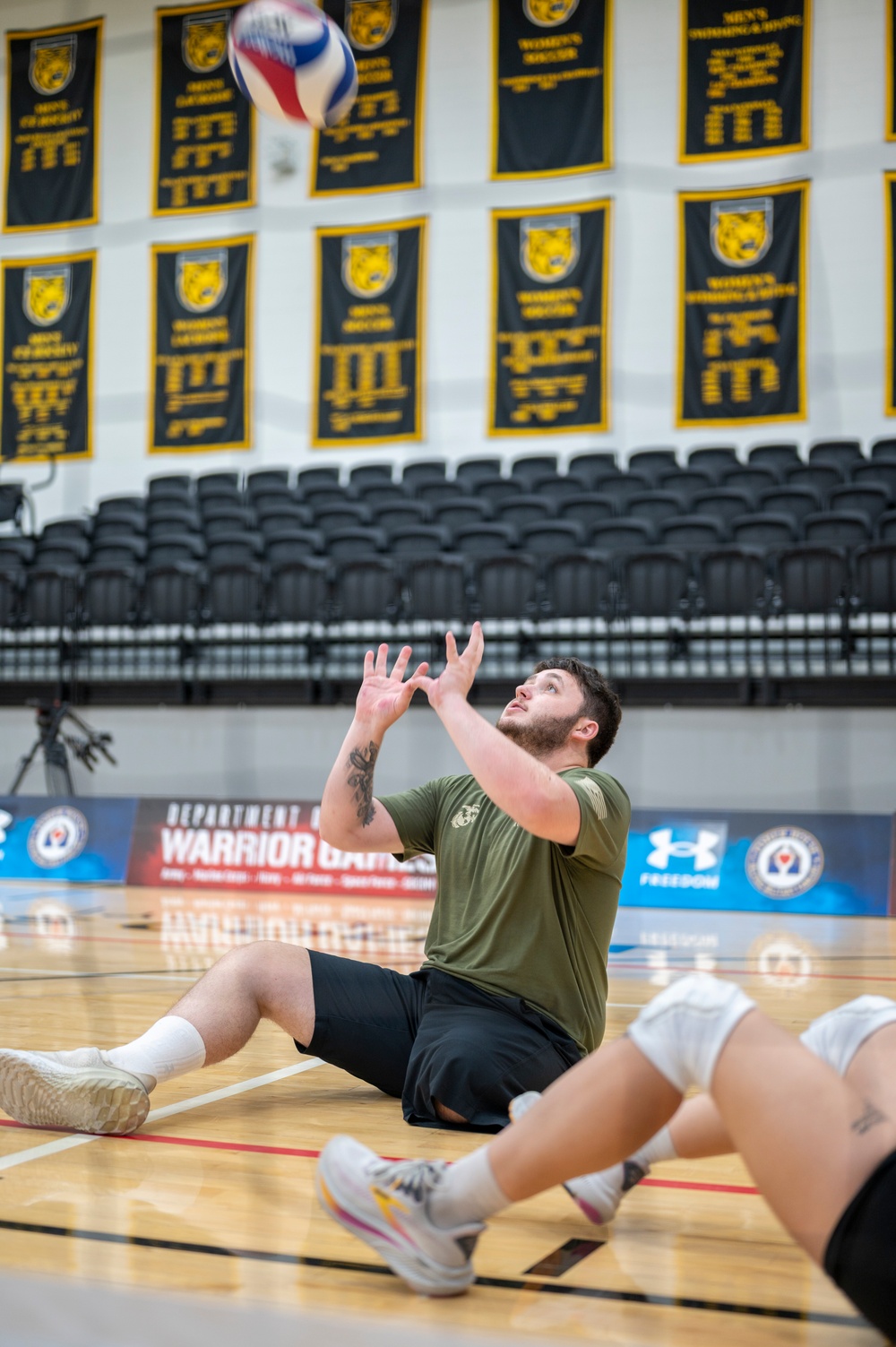 DoD Warrior Games Sitting Volleyball Familiarization