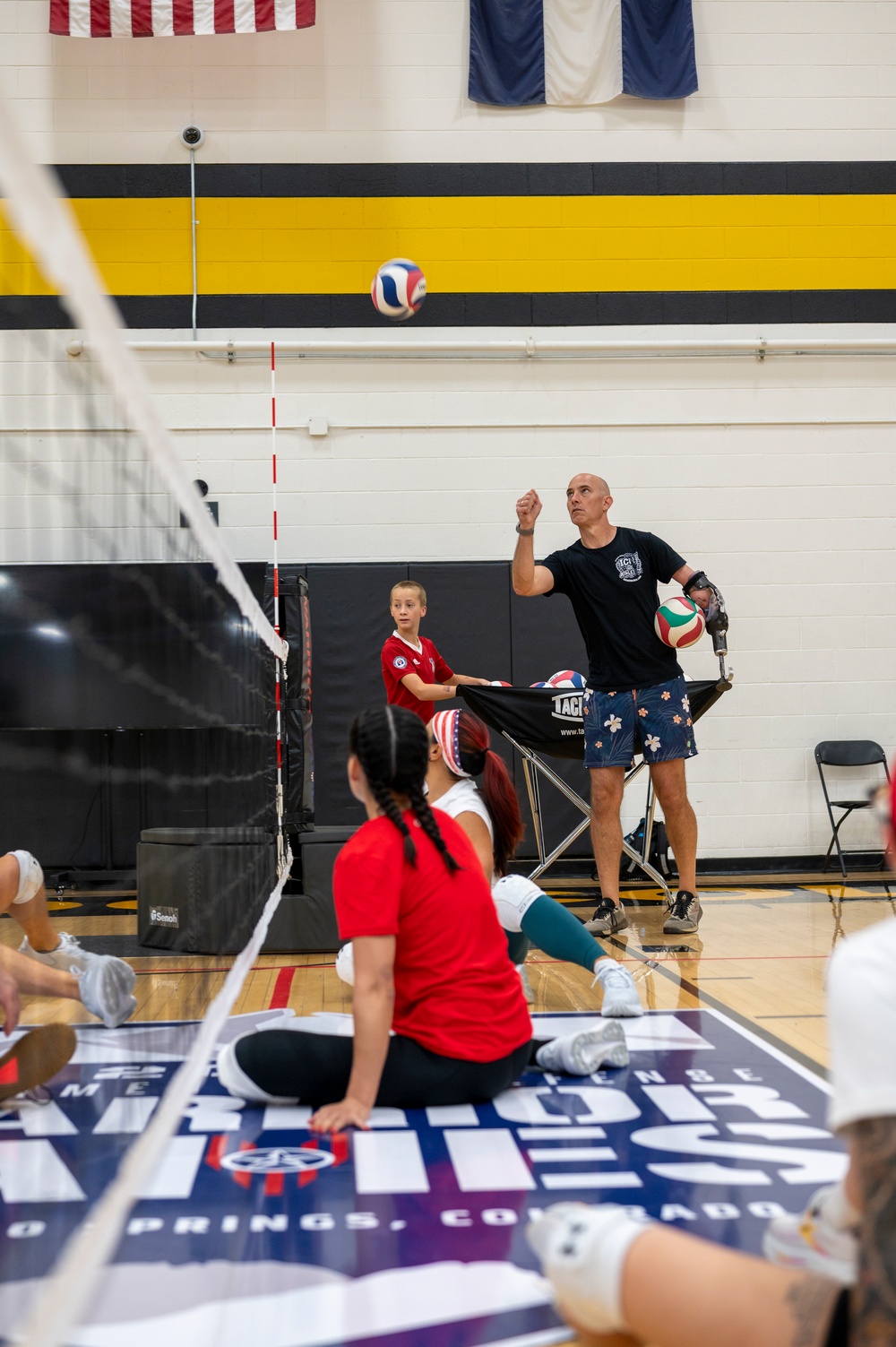 DoD Warrior Games Sitting Volleyball Familiarization
