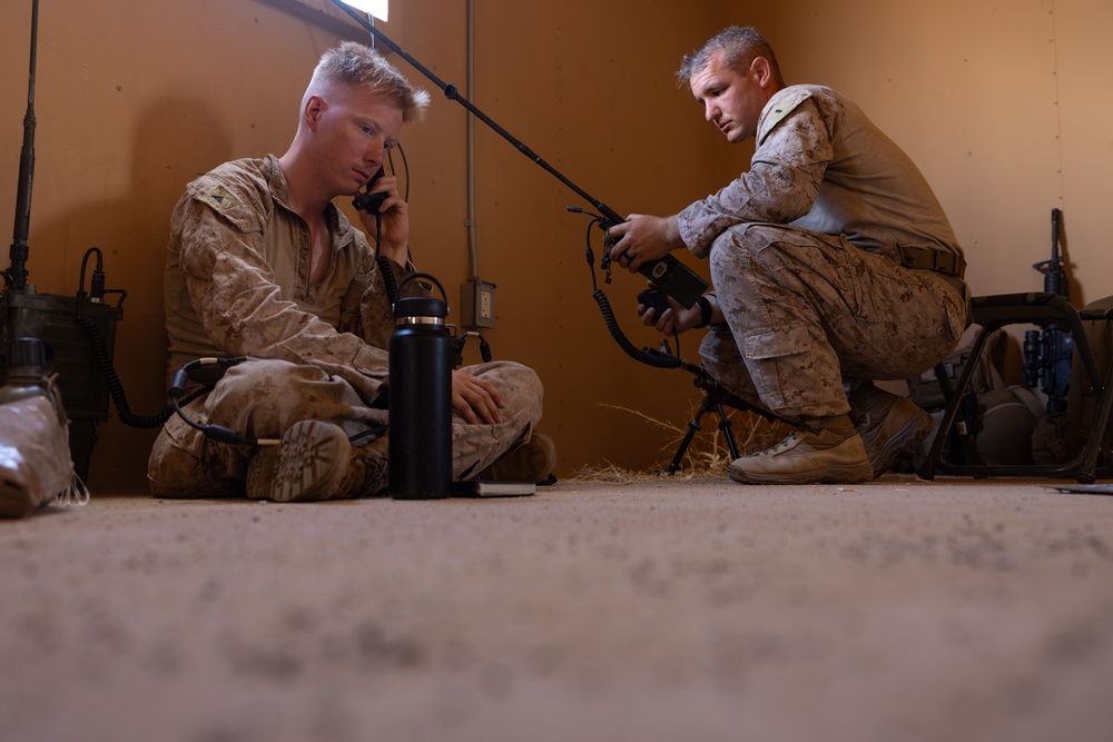 2nd MARDIV Marines participate in Electromagnetic Warfare during ITX 4-25