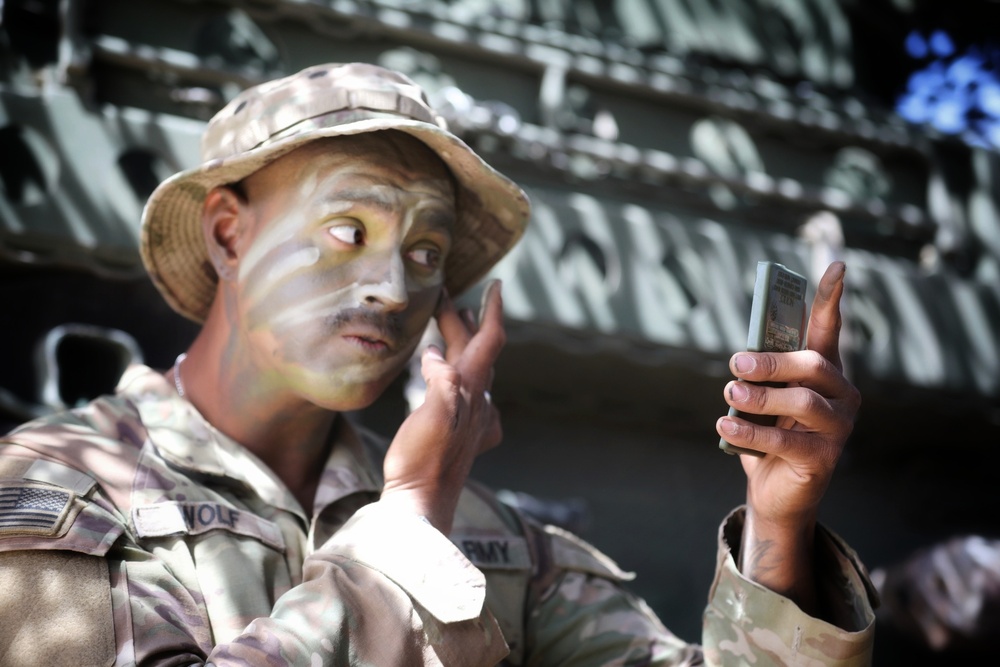 Raven Focus: Oregon National Guard cavalry troopers put their game faces to prep for force-on-force action