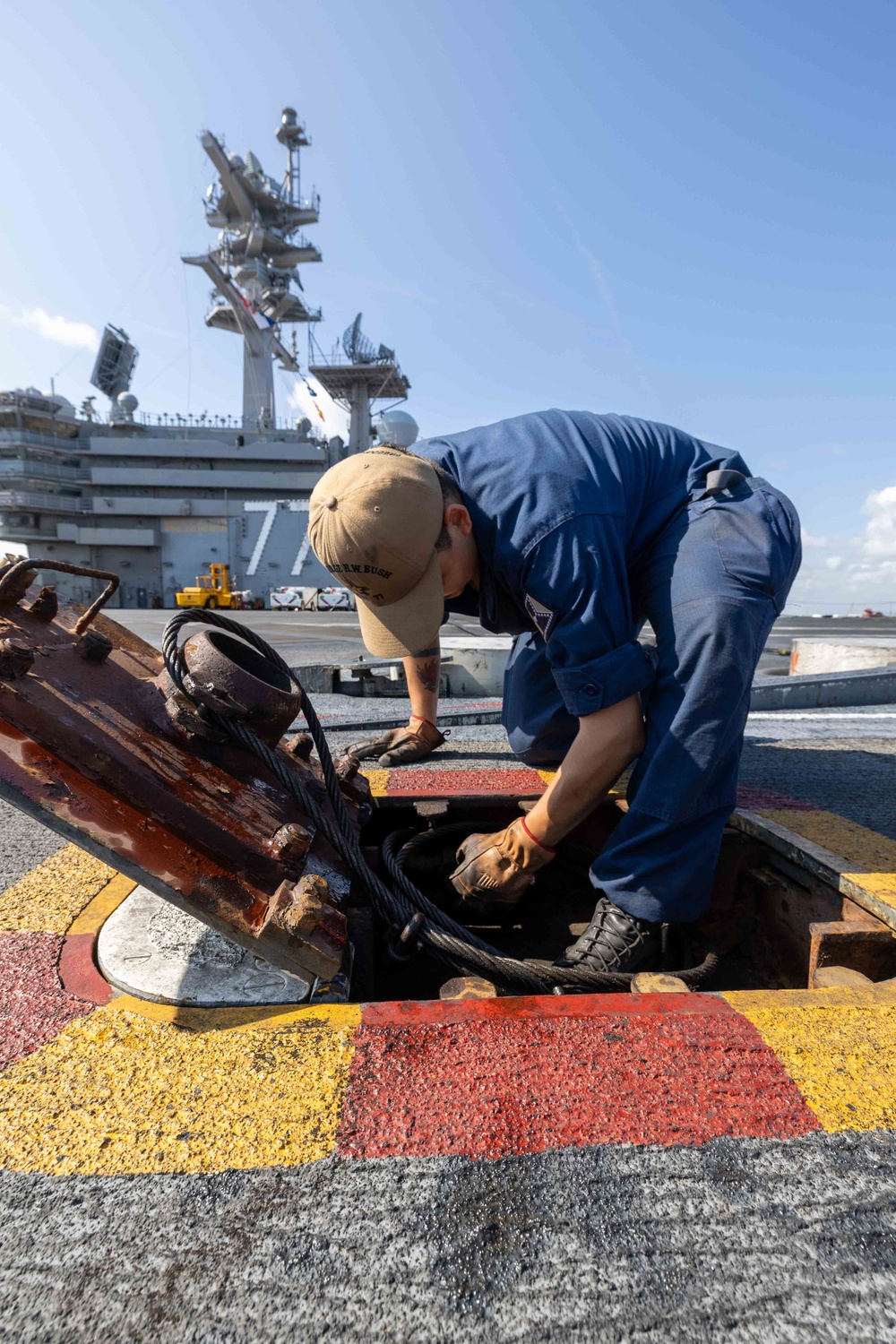 Daily Operations Aboard USS George H.W. Bush (CVN 77)