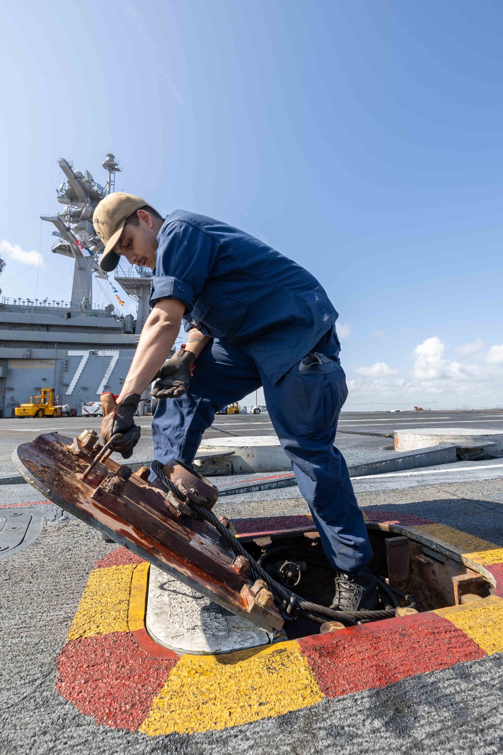 Daily Operations Aboard USS George H.W. Bush (CVN 77)