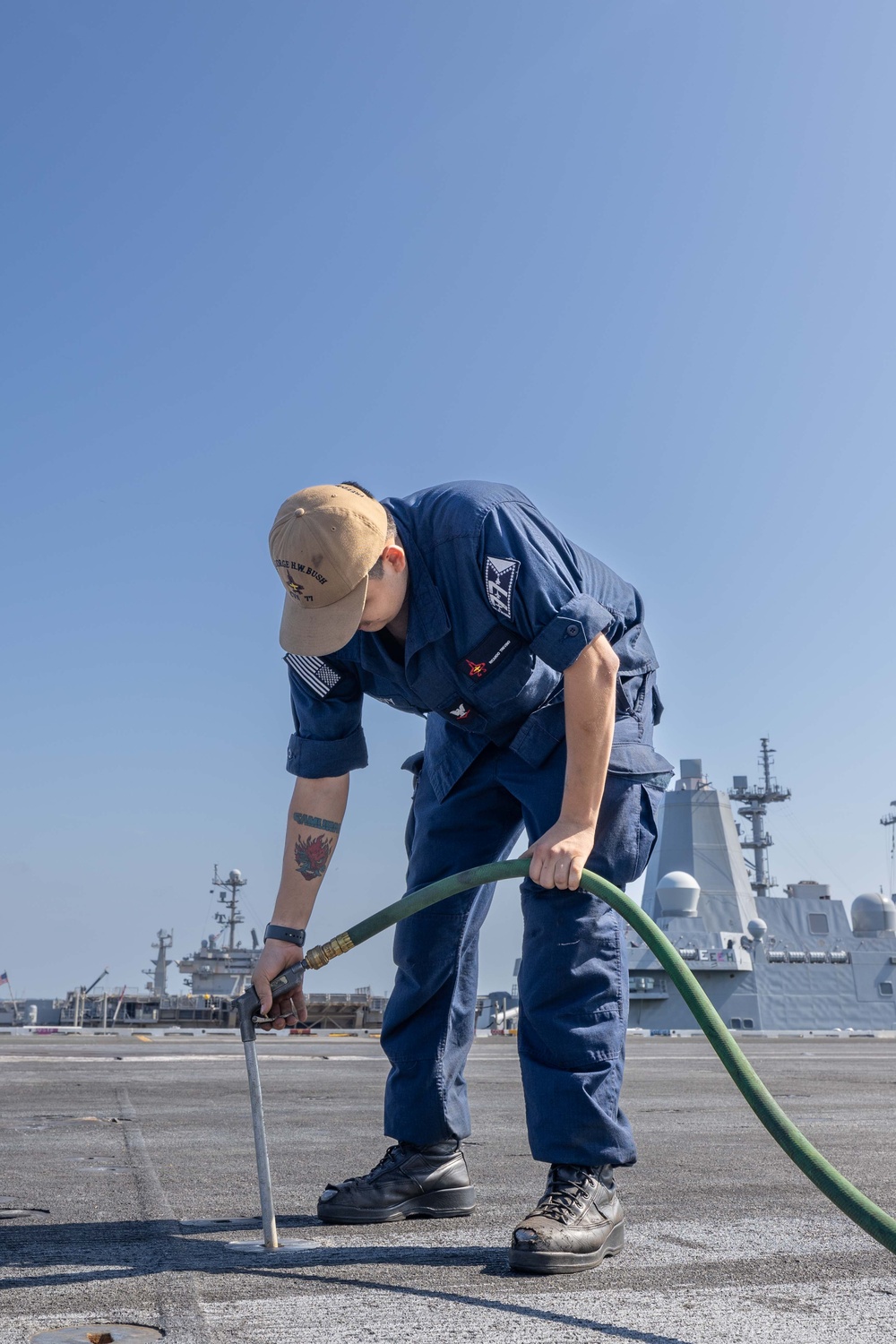 Daily Operations Aboard USS George H.W. Bush (CVN 77)