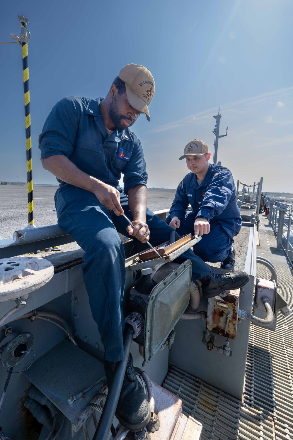 Daily Operations Aboard USS George H.W. Bush (CVN 77)