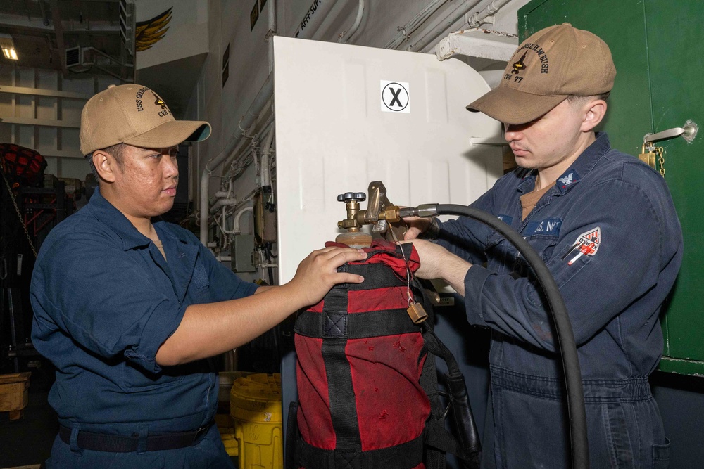 Daily Operations Aboard USS George H.W. Bush (CVN 77)