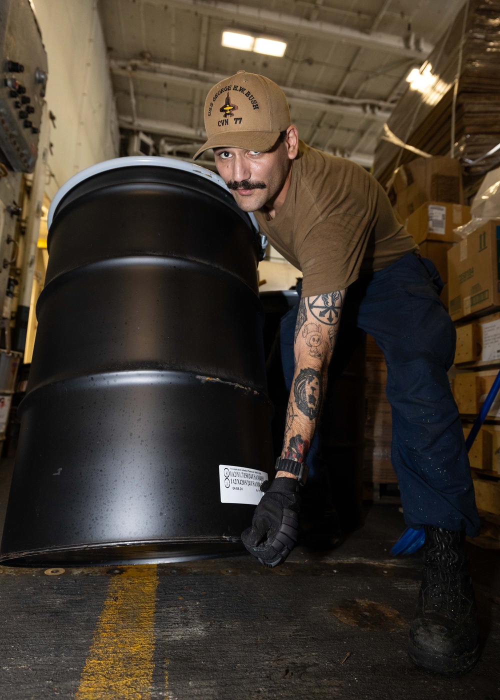 Daily Operations Aboard USS George H.W. Bush (CVN 77)