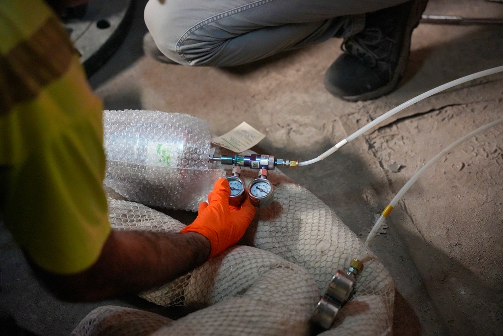 NCTF-RH Performs Soil Fuel Vapor Testing