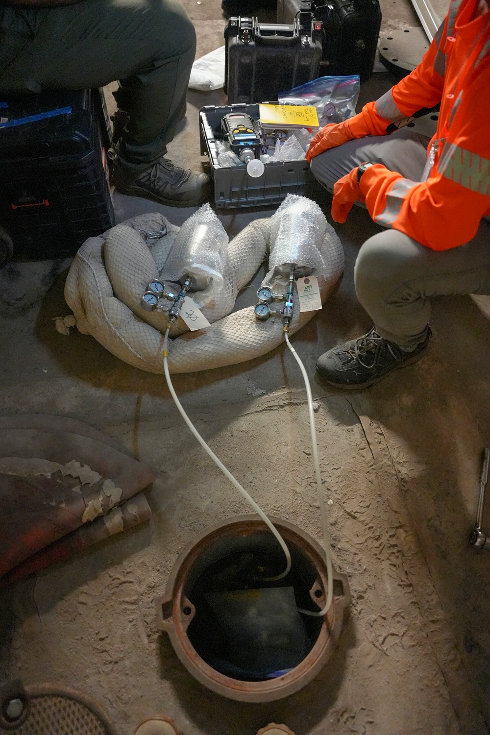 NCTF-RH Performs Soil Fuel Vapor Testing