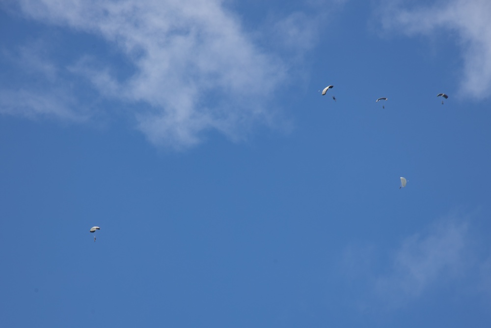 Freefalling: U.S. Army Special Forces Service Members Conduct Parachute Operations On MCBH
