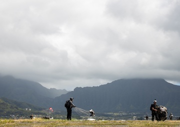 Freefalling: U.S. Army Special Forces Service Members Conduct Parachute Operations On MCBH