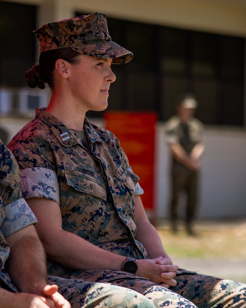 3d MLR Headquarters Company change of command