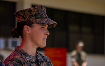 3d MLR Headquarters Company change of command