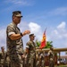 3d MLR Headquarters Company change of command