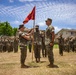 3d MLR Headquarters Company change of command