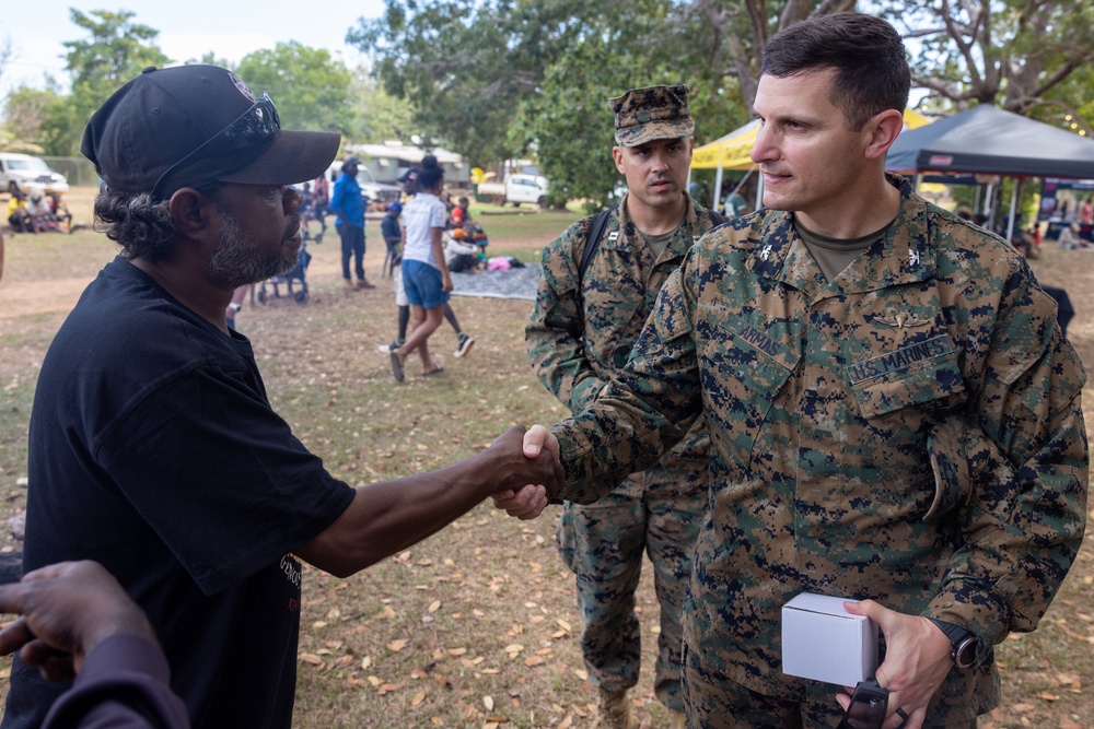 MRF-D 25.3: Marines take part in Tiwi Culture Festival