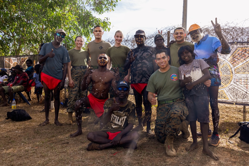 MRF-D 25.3: Marines take part in Tiwi Culture Festival