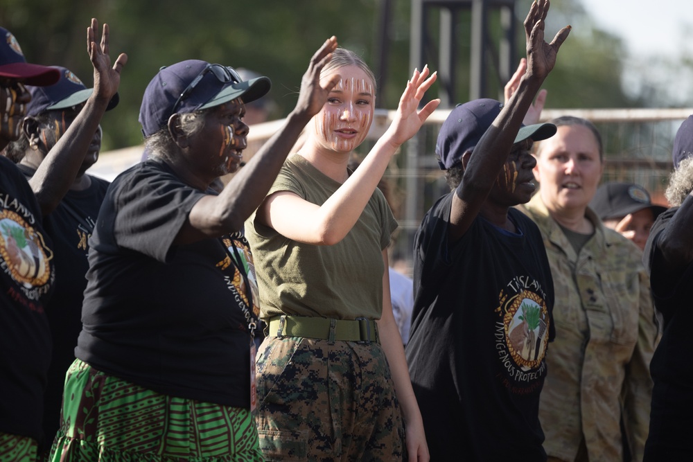 MRF-D 25.3: Marines take part in Tiwi Culture Festival