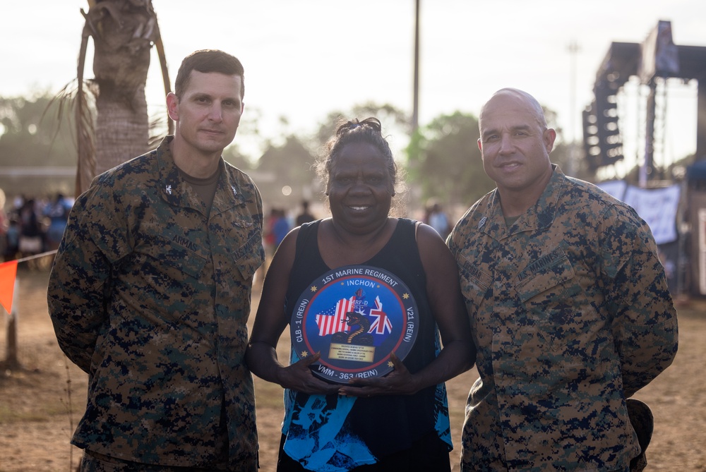 MRF-D 25.3: Marines take part in Tiwi Culture Festival