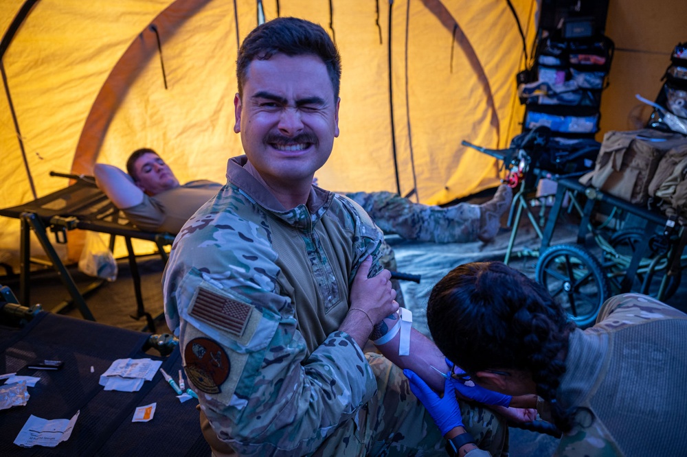 Airmen participate in medical training as part of exercise Resolute Force Pacific 2025