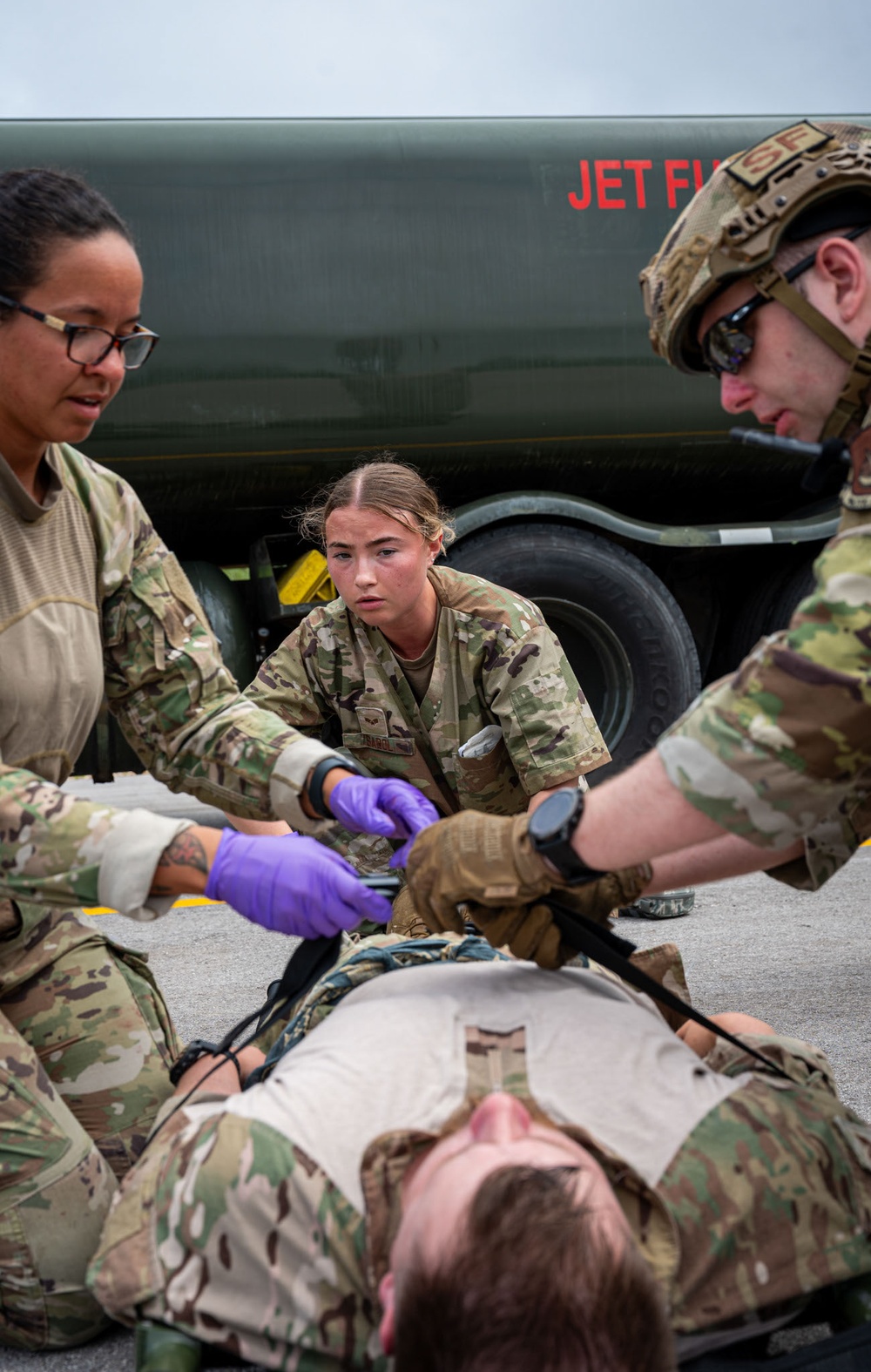 Airmen participate in medical training as part of exercise Resolute Force Pacific 2025