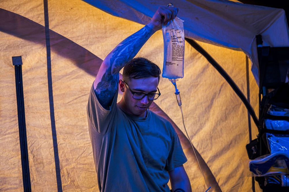 Airmen participate in medical training as part of exercise Resolute Force Pacific 2025