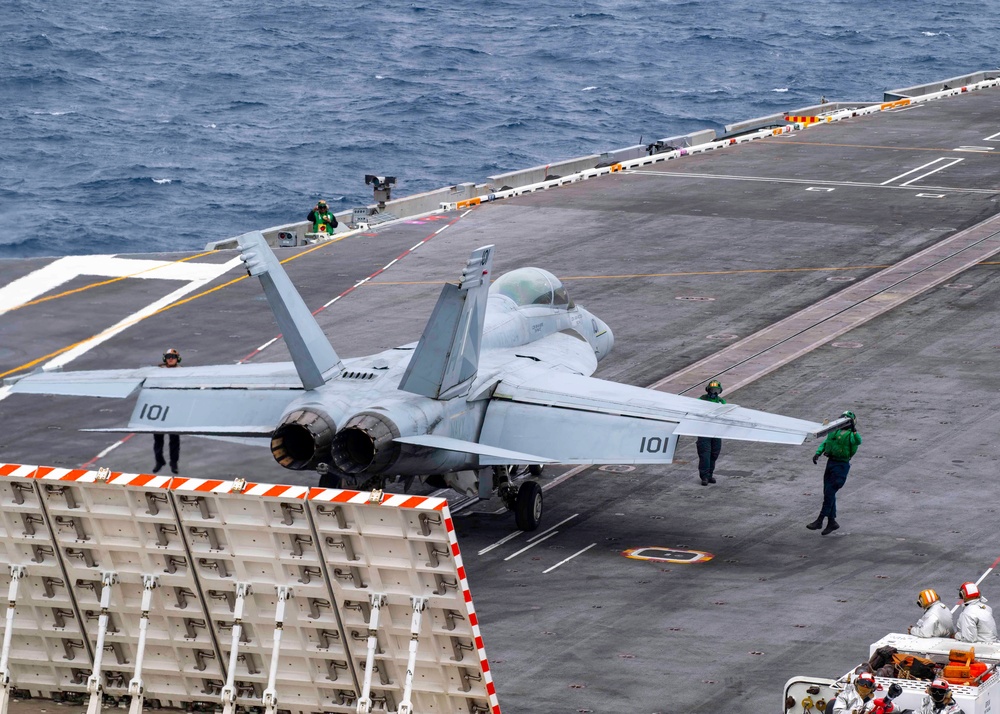 USS Theodore Roosevelt Conducts Flight Operations