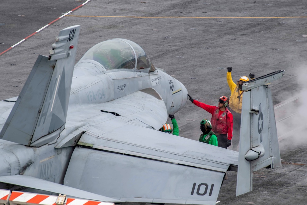 USS Theodore Roosevelt Conducts Flight Operations