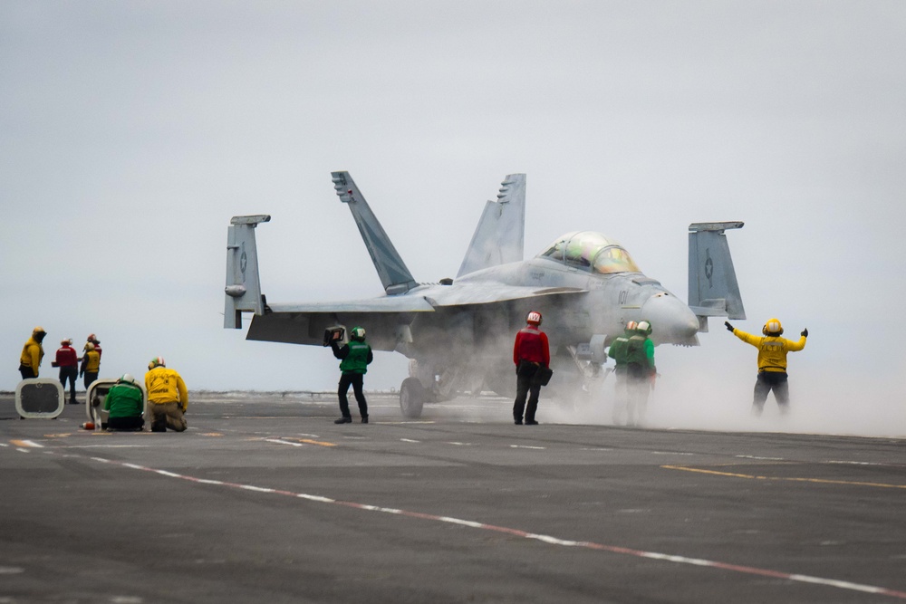 USS Theodore Roosevelt Conducts Flight Operations