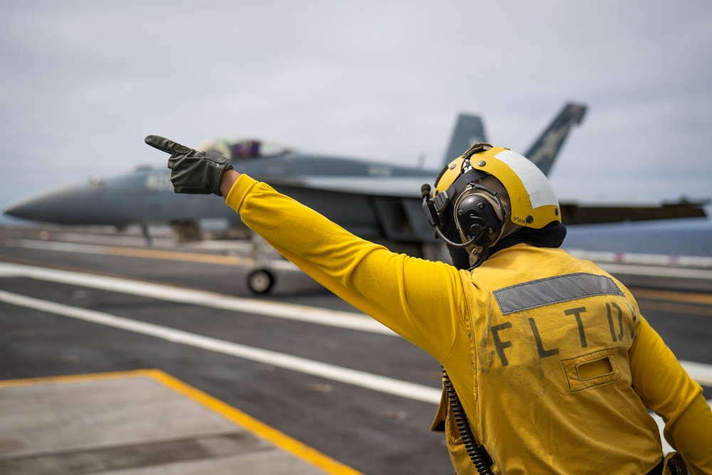 USS Theodore Roosevelt Conducts Flight Operations