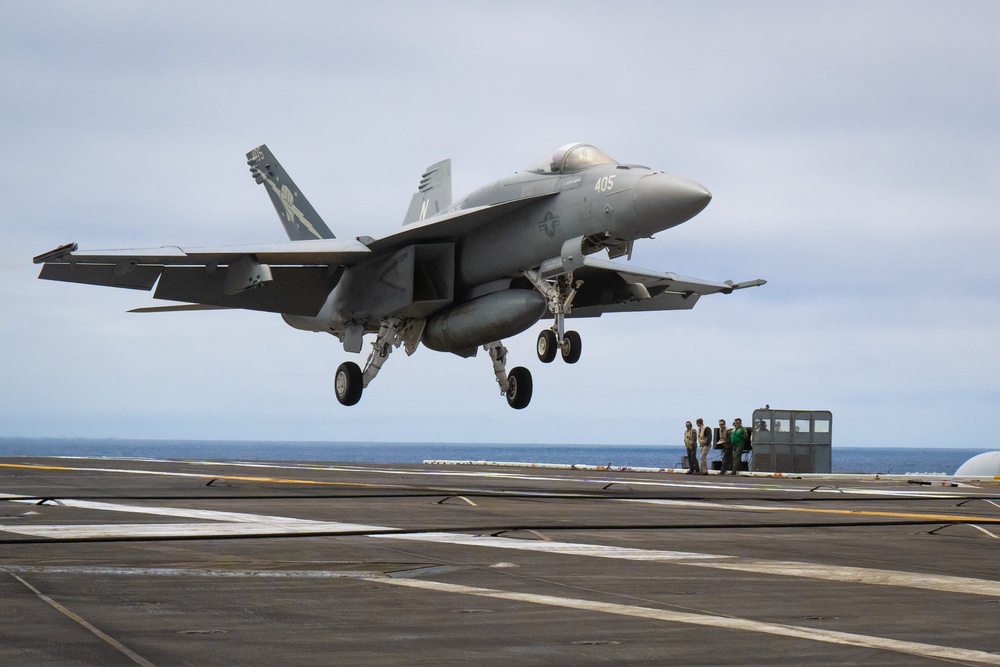 USS Theodore Roosevelt Conducts Flight Operations
