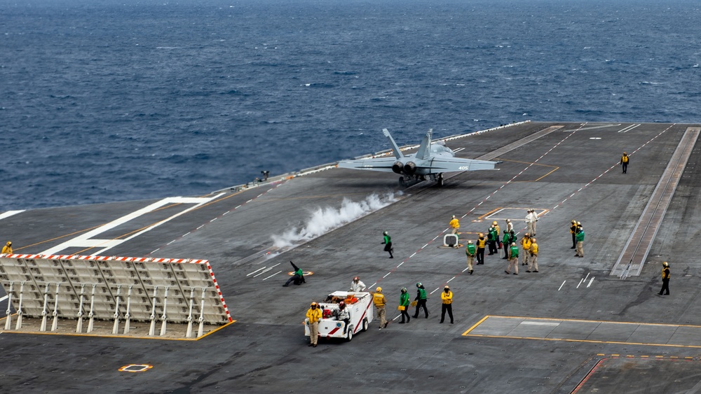 USS Theodore Roosevelt Conducts Flight Operations