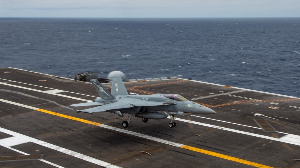 USS Theodore Roosevelt Conducts Flight Operations