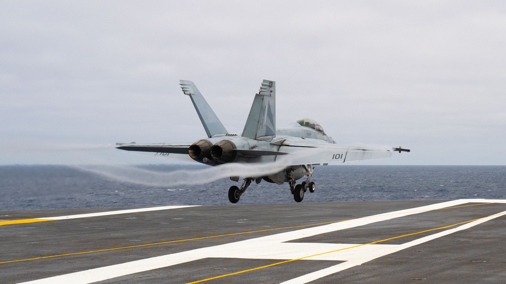 USS Theodore Roosevelt Conducts Flight Operations